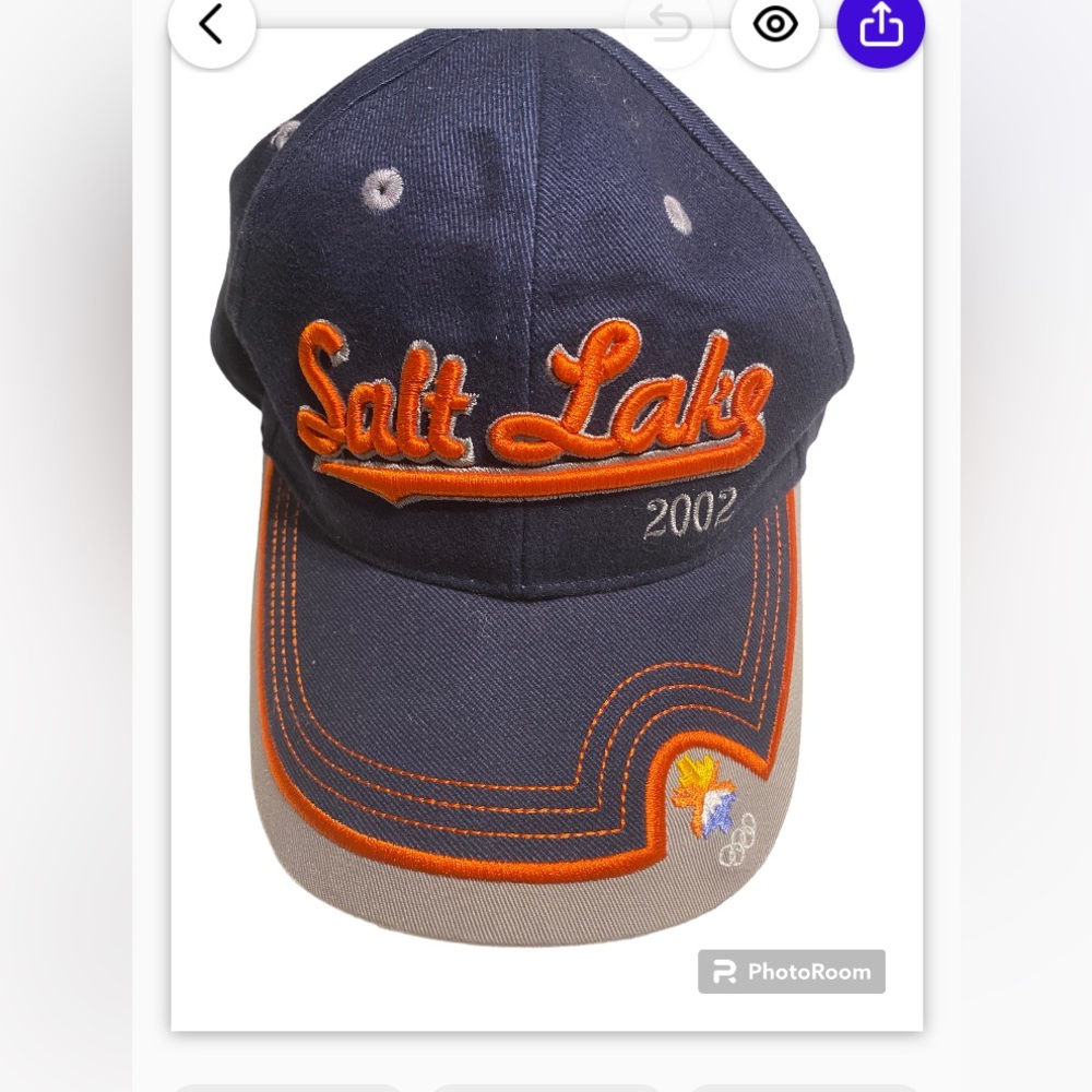 Salt Lake City 2002 Winter Olympics official licensed merchandise hat